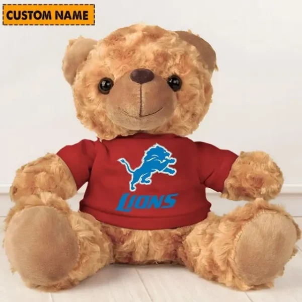 Detroit Lions NFL Personalized Teddy Bear For Fan SPTTEDDYBEAR011 - Image 7