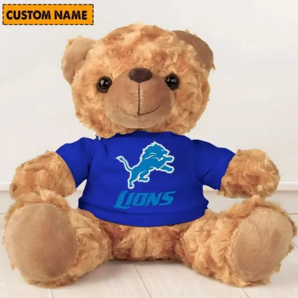 Detroit Lions NFL Personalized Teddy Bear For Fan SPTTEDDYBEAR011 - Image 8