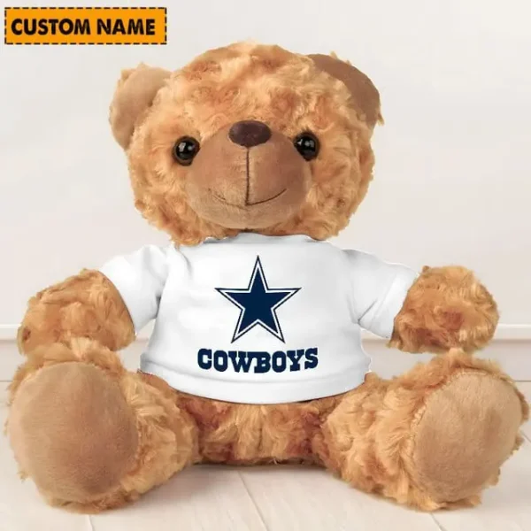 Dallas Cowboys NFL Personalized Teddy Bear For Fan SPTTEDDYBEAR017 - Image 2