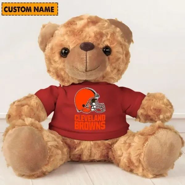 Cleveland Browns NFL Personalized Teddy Bear For Fan SPTTEDDYBEAR024