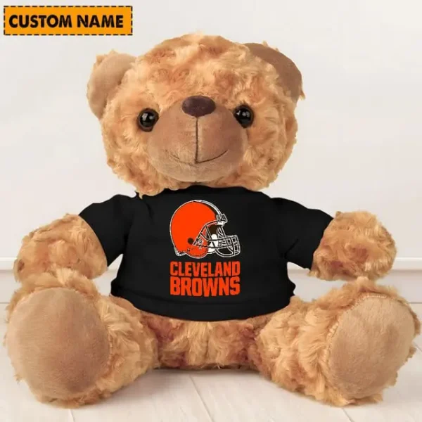 Cleveland Browns NFL Personalized Teddy Bear For Fan SPTTEDDYBEAR024 - Image 2