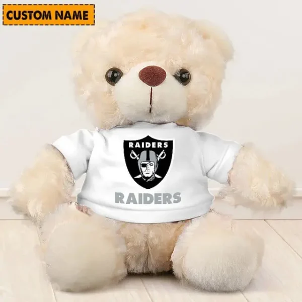 Las Vegas Raiders NFL Personalized Teddy Bear For Fan SPTTEDDYBEAR030 - Image 2