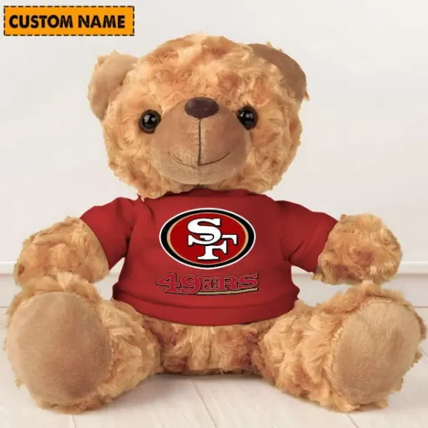 San Francisco 49ers NFL Personalized Teddy Bear For Fan SPTTEDDYBEAR031