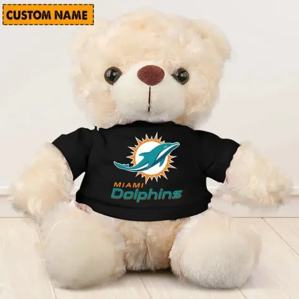 Miami Dolphins NFL Personalized Teddy Bear For Fan SPTTEDDYBEAR032 - Image 4