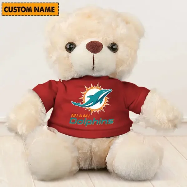 Miami Dolphins NFL Personalized Teddy Bear For Fan SPTTEDDYBEAR032 - Image 5