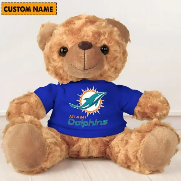 Miami Dolphins NFL Personalized Teddy Bear For Fan SPTTEDDYBEAR032 - Image 6