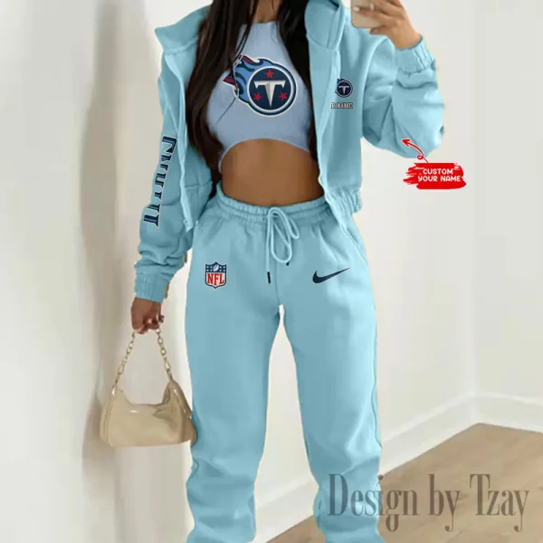 Tennessee Titans Women's Outfit Winter Athleisure 3 Piece Set SPTWAL3PS096