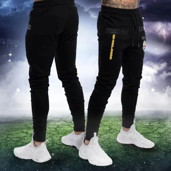 Pittsburgh Steelers Zipper Long Pants Gifts For Football Fans, Gifts For Him SPTZLP001 - Image 3