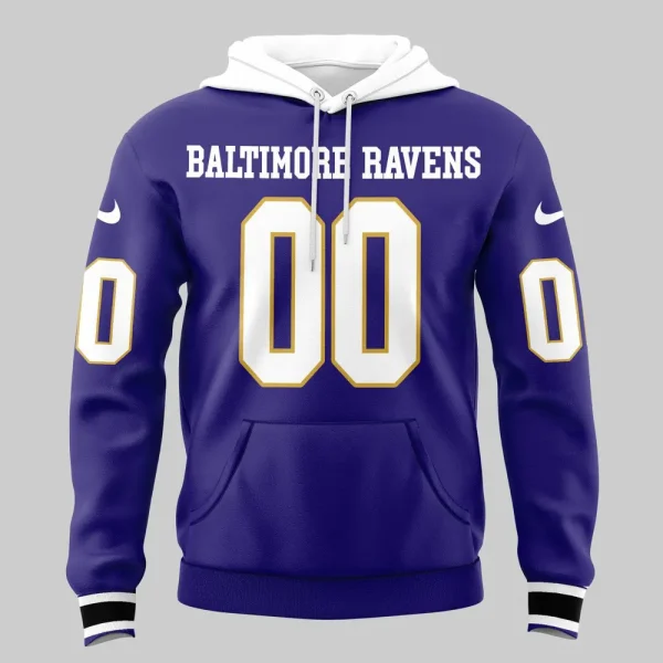 Baltimore Ravens 3D Printed Pullover Hoodie AZHD800 - Image 3