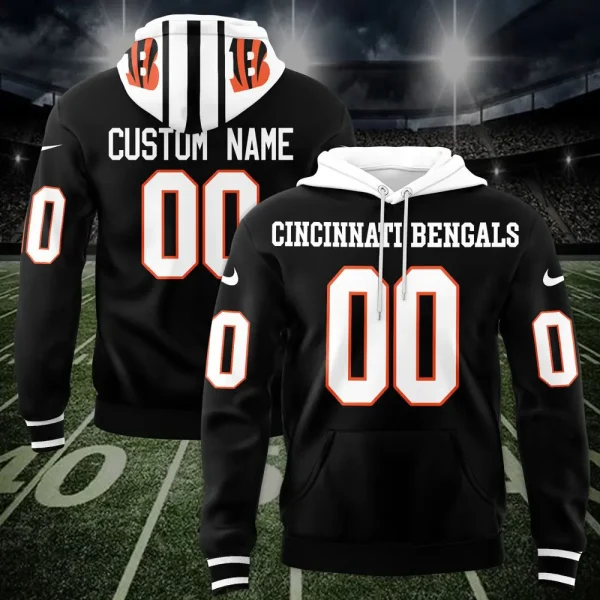 Cincinnati Bengals 3D Printed Pullover Hoodie AZHD804