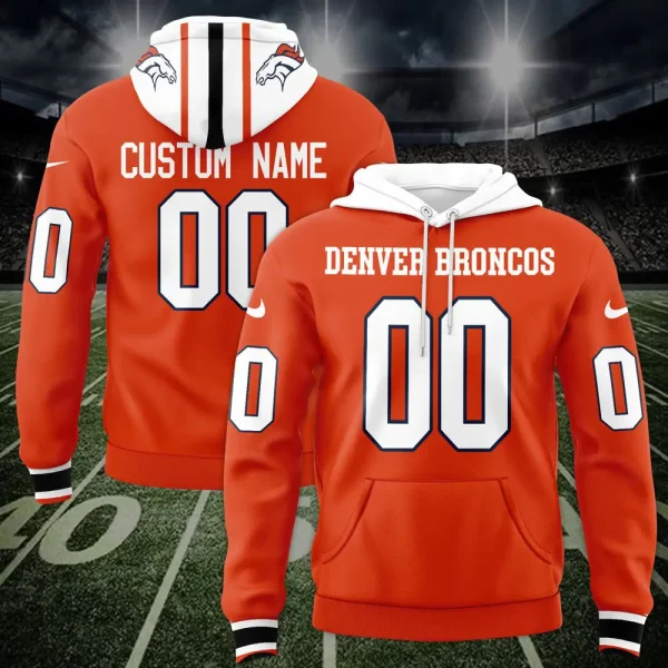 Denver Broncos 3D Printed Pullover Hoodie AZHD807