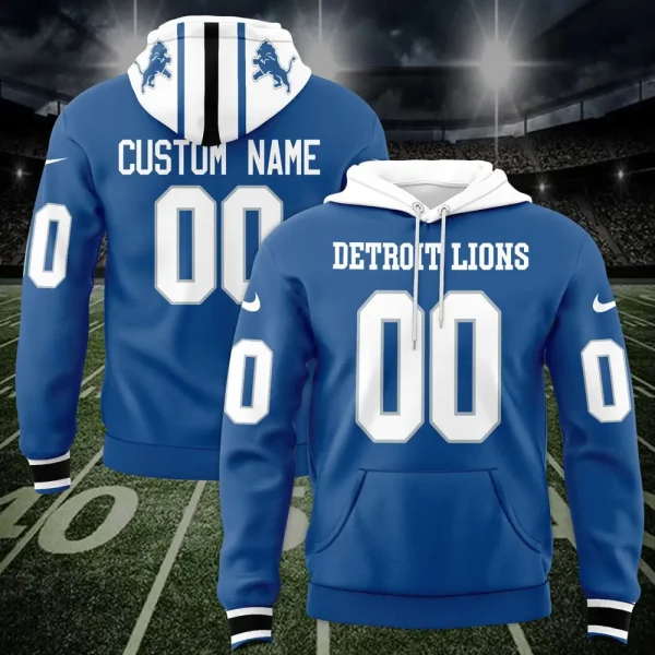 Detroit Lions 3D Printed Pullover Hoodie AZHD808
