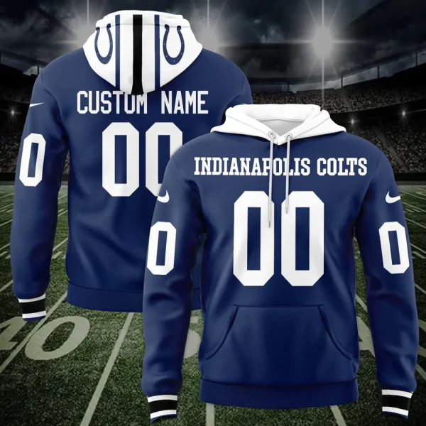 Indianapolis Colts 3D Printed Pullover Hoodie AZHD811