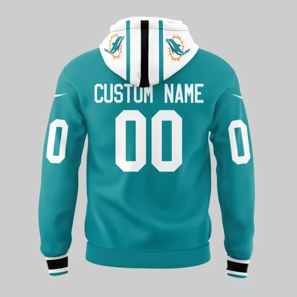 Miami Dolphins 3D Printed Pullover Hoodie AZHD817 - Image 3