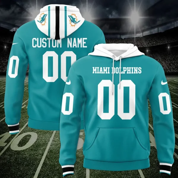 Miami Dolphins 3D Printed Pullover Hoodie AZHD817