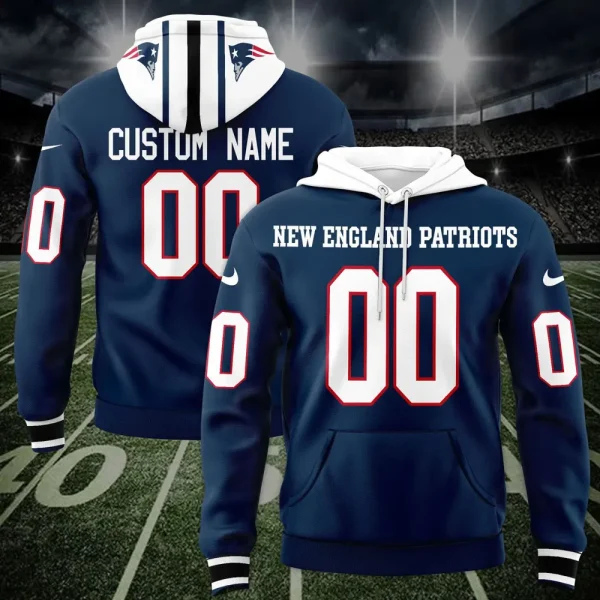 New England Patriots 3D Printed Pullover Hoodie AZHD819