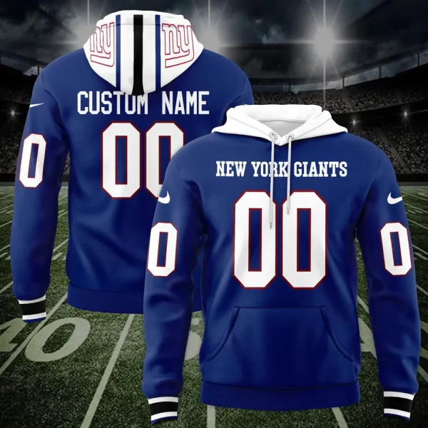 New York Giants 3D Printed Pullover Hoodie AZHD821