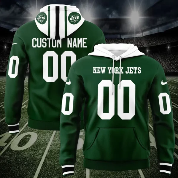 New York Jets 3D Printed Pullover Hoodie AZHD822