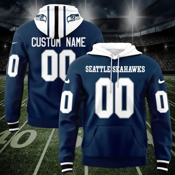 Seattle Seahawks 3D Printed Pullover Hoodie AZHD826