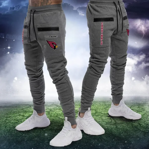 Arizona Cardinals Zipper Long Pants Gifts For Football Fans, Gifts For Him SPTZLP007 - Image 3