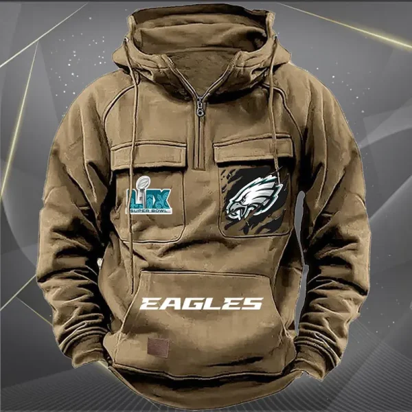 Philadelphia Eagles HHPGMB0021 Vintage Hoodie - Image 2