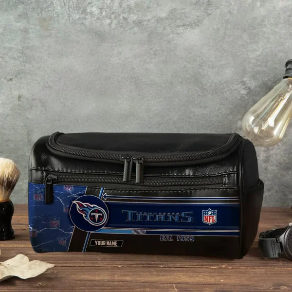 Tennessee Titans VITCB063 Toiletry Bag, Leather Dopp Kit Accessory - Image 4