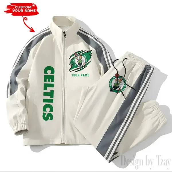 Boston Celtics NBA New Style Versatile Sports Set Jacket And Pants S9VSS2PS220