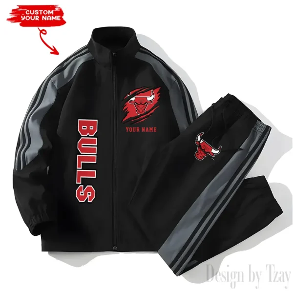 Chicago Bulls NBA New Style Versatile Sports Set Jacket And Pants S9VSS2PS223