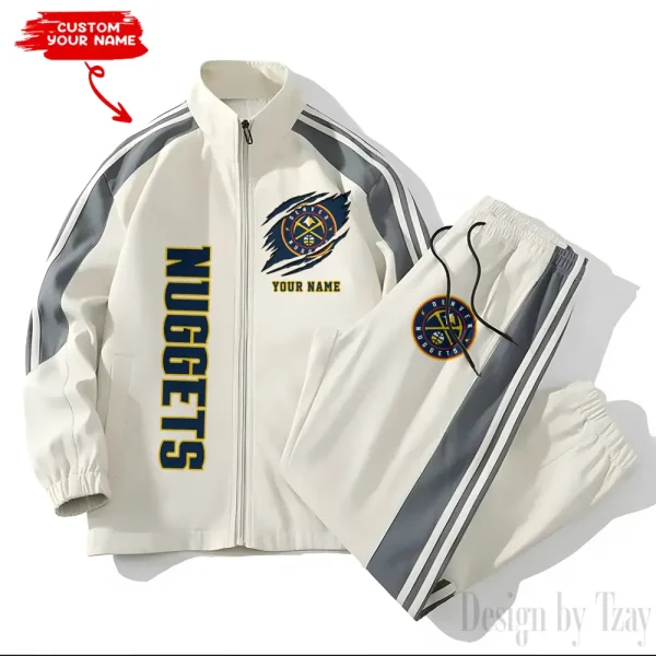 Denver Nuggets NBA New Style Versatile Sports Set Jacket And Pants S9VSS2PS226