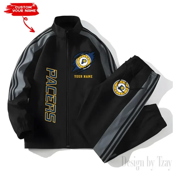 Indiana Pacers NBA New Style Versatile Sports Set Jacket And Pants S9VSS2PS230 - Image 2