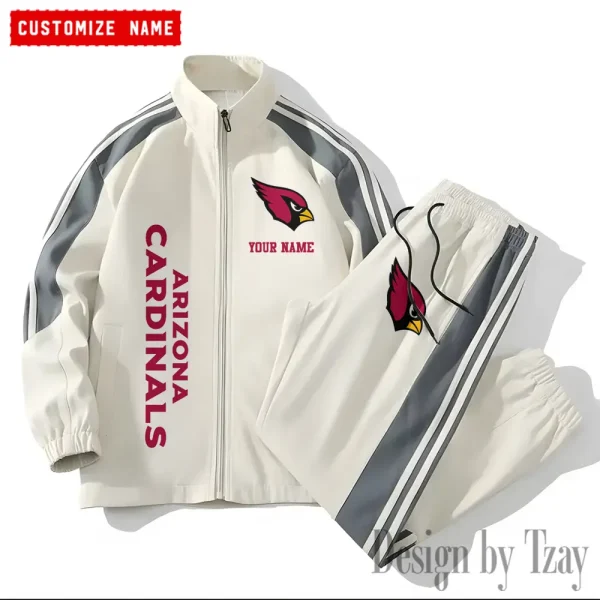 Arizona Cardinals NFL New Style Versatile Sports Set Jacket And Pants S9VSS2PS187