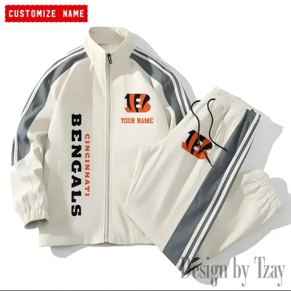 Cincinnati Bengals NFL New Style Versatile Sports Set Jacket And Pants S9VSS2PS193