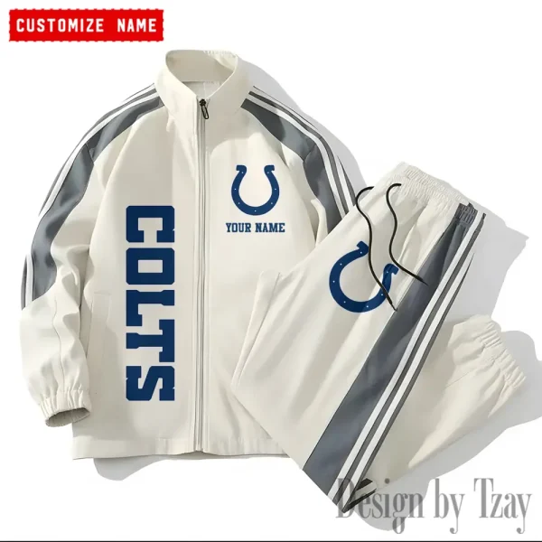 Indianapolis Colts NFL New Style Versatile Sports Set Jacket And Pants S9VSS2PS200