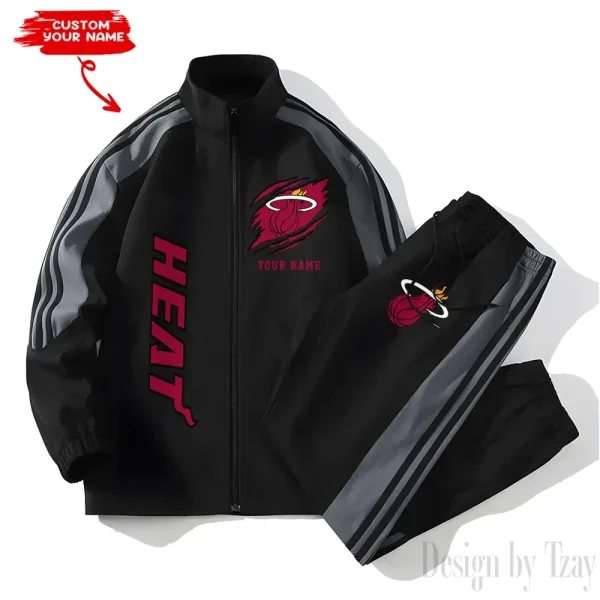 Miami Heat NBA New Style Versatile Sports Set Jacket And Pants S9VSS2PS234