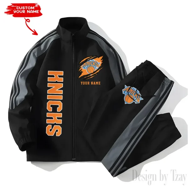 New York Knicks NBA New Style Versatile Sports Set Jacket And Pants S9VSS2PS238