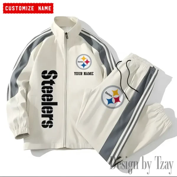 Pittsburgh Steelers NFL New Style Versatile Sports Set Jacket And Pants S9VSS2PS213