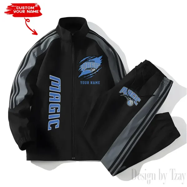 Orlando Magic NBA New Style Versatile Sports Set Jacket And Pants S9VSS2PS240 - Image 2