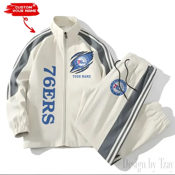 Philadelphia 76ers NBA New Style Versatile Sports Set Jacket And Pants S9VSS2PS241