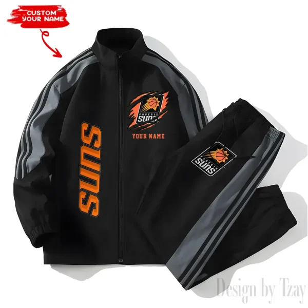 Phoenix Suns NBA New Style Versatile Sports Set Jacket And Pants S9VSS2PS242