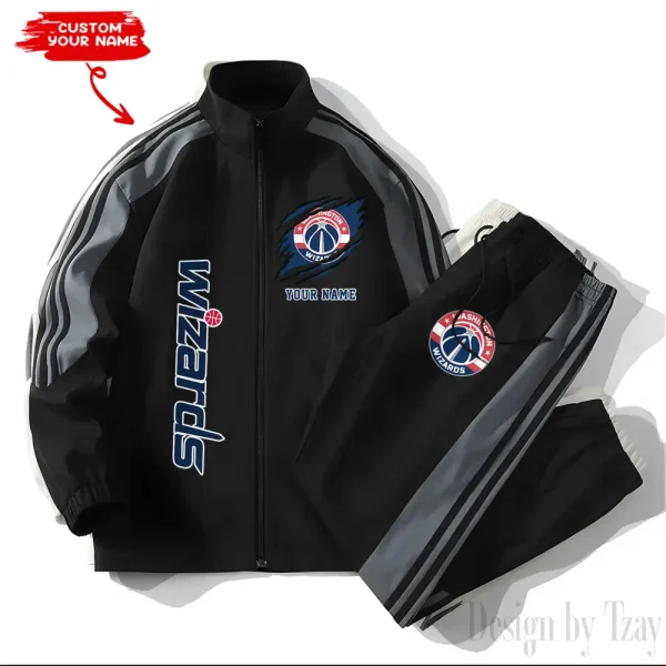 Washington Wizards NBA New Style Versatile Sports Set Jacket And Pants S9VSS2PS244