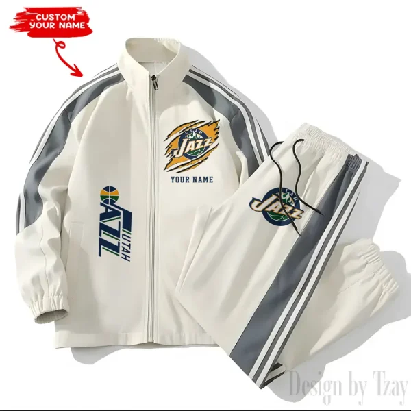 Utah Jazz NBA New Style Versatile Sports Set Jacket And Pants S9VSS2PS245