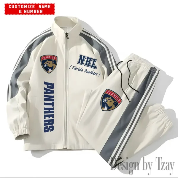 Florida Panthers NHL New Style Versatile Sports Set Jacket And Pants S9VSS2PS260