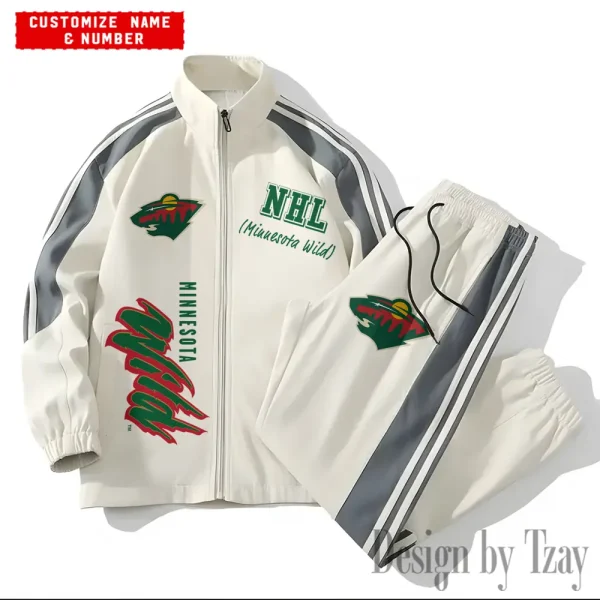 Minnesota Wild NHL New Style Versatile Sports Set Jacket And Pants S9VSS2PS262