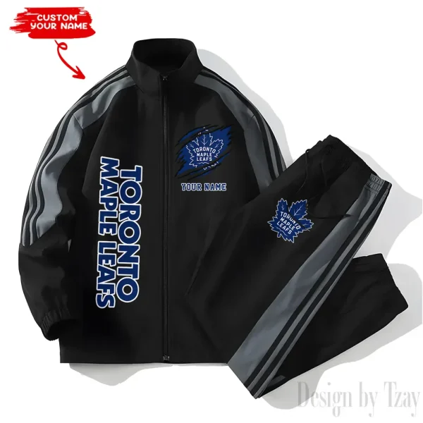 Toronto Maple Leafs NHL New Style Versatile Sports Set Jacket And Pants S9VSS2PS290