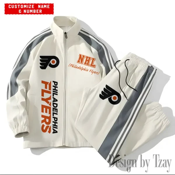 Philadelphia Flyers NHL New Style Versatile Sports Set Jacket And Pants S9VSS2PS301