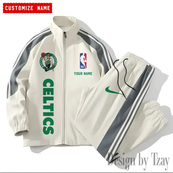 Boston Celtics NBA New Style Versatile Sports Set Jacket And Pants S9VSS2PS314