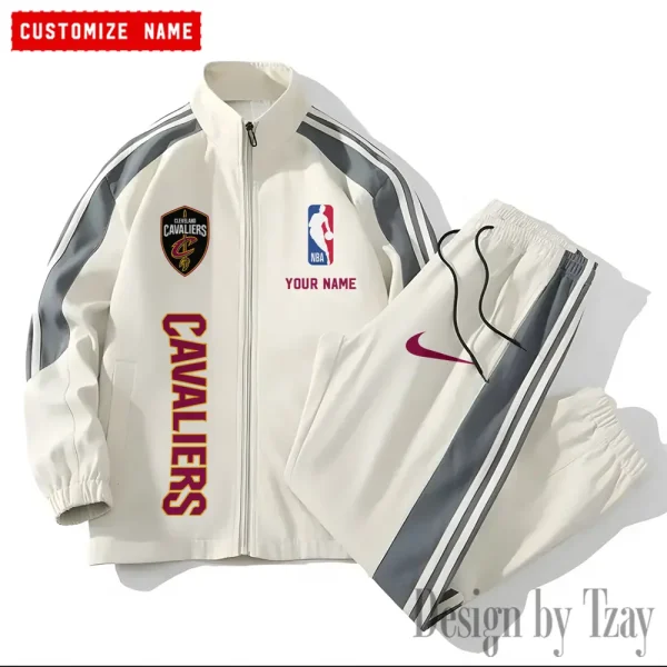 Cleveland Cavaliers NBA New Style Versatile Sports Set Jacket And Pants S9VSS2PS318