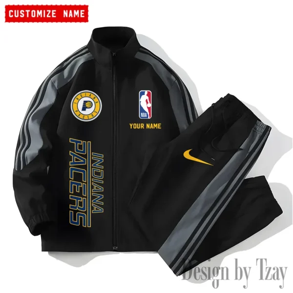 Indiana Pacers NBA New Style Versatile Sports Set Jacket And Pants S9VSS2PS324 - Image 2