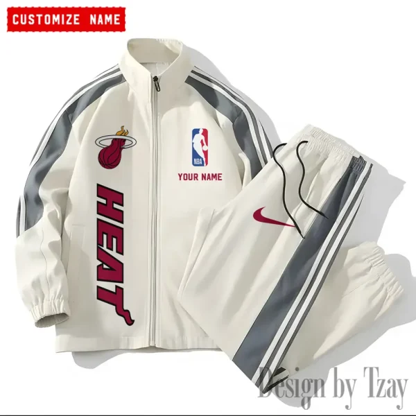 Miami Heat NBA New Style Versatile Sports Set Jacket And Pants S9VSS2PS328