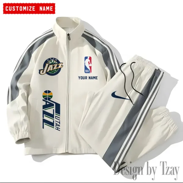 Utah Jazz NBA New Style Versatile Sports Set Jacket And Pants S9VSS2PS341